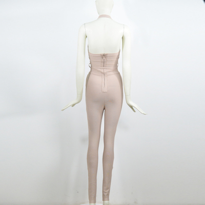 Autumn Season BA175 Fashion Women's Club Wear Italian Spaghetti Strap Sexy Bodysuit Bandage Jumpsuit Playsuit and Bodysuit