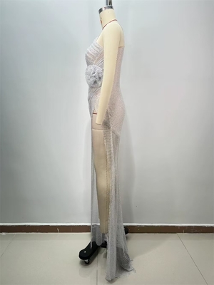 Kimsheinfashion ED2722 Elegant Single-Shoulder Sexy Hollow Out Evening Dress for Delivery Party Fast Sampling Supported