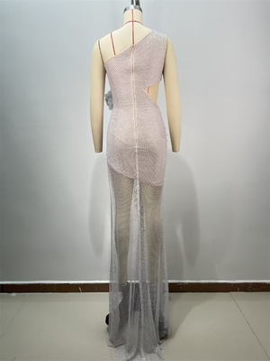 Kimsheinfashion ED2722 Elegant Single-Shoulder Sexy Hollow Out Evening Dress for Delivery Party Fast Sampling Supported