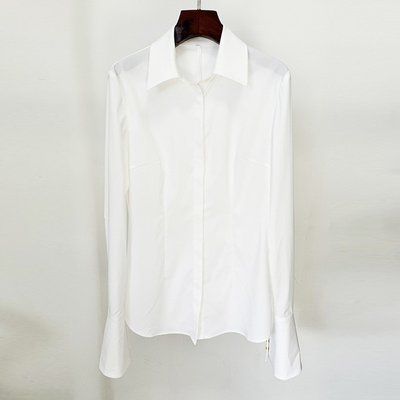 Unique and Fashionable Two-Piece Dress Shirt Dress for Women Weaving Method Shuttle Loom Fabric Type Polyester Cotton