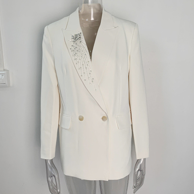 BA2240 Elegant Formal Long Sleeve Jacket with Crystal and Bead Embellishments