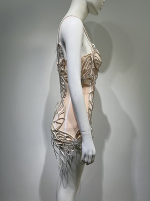 ED2609 Luxury Jumpsuit for Women's Sensual Performance Featuring Water Diamond Butterfly Game Set