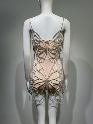 ED2609 Luxury Jumpsuit for Women's Sensual Performance Featuring Water Diamond Butterfly Game Set