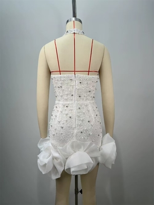 ED2712 Women's Fashionable Luxurious Elegant Mini Christmas Dress Natural Waistline Guangdong-Manufactured and Designed