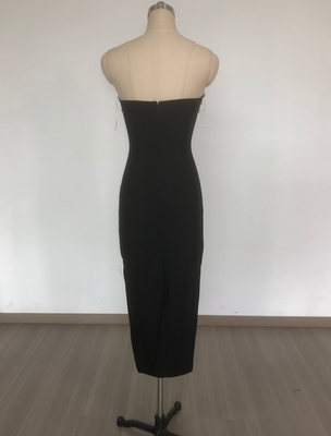 SB3378 Kimshein end Women's Cocktail Dress Extra Long Off-shoulder Sleeveless Slim Bandage Dress Elegant 300 Pieces