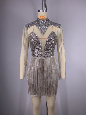 Supporting Needlework Technique ED2685 Kimshein Shiny Mini Dress for Women Sexy Crystal Evening Dress with Water Diamond