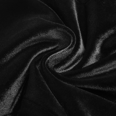 Guangdong SB3350 Fashionable Velvet 3D Mesh Pleated Floral Strapless Black Evening Dress for Party Elegant Slim Fit Dress