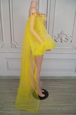 Stylish Off-Shoulder Mini Dress for Women Dry Clean Only Crystal Decoration Kimshein Club Party Attire