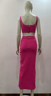 Unleash Your Confidence Flawless Summer Style with this Sexy Top and Skirt Two-Piece Set