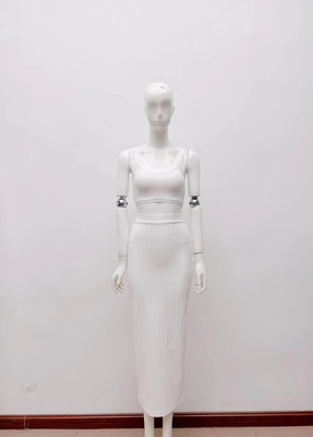 Unleash Your Confidence Flawless Summer Style with this Sexy Top and Skirt Two-Piece Set