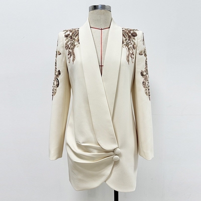 Upgrade Your Wardrobe with Breathable and Elegant Women's Long-Sleeved Autumn/Winter Worm Plus Size Street Pocket Jacket