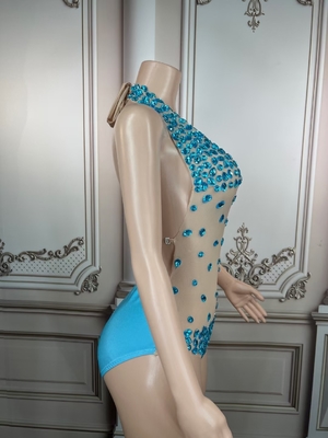 Kimshein Summer Women's Clothing Handmade Crystal Bikini with Intelligent Tracking Support and Backless Design AD1530