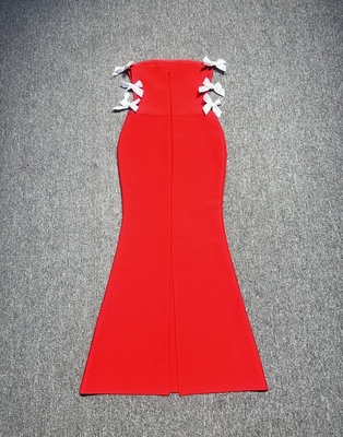 Kimshein SB3344 Delightful Off-Shoulder Butterfly Bow Dress Perfect for Summer Celebrations and Gatherings