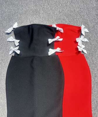220g Women's Fashion Club Long Strapless Dress for Ladies Party Bandage Dress in Fashion Dress Style Stylish and Elegant