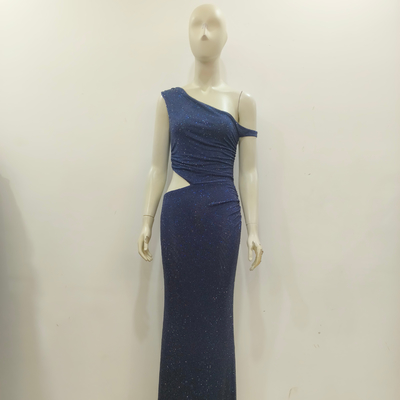 Other Collar SB3343 Women's Summer Dress with Beaded Evening Gown and Elegant Design Washable Fabric