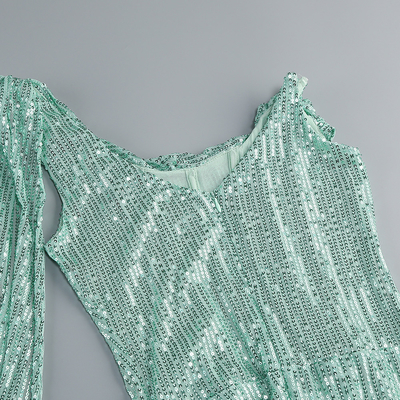 Stunning Green Satin Maxi Dress Sleeveless and Glamorous for Women's Sophisticated Events