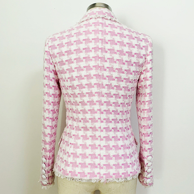 KIMSHEIN Thick Floral Pattern Knit H3225 Pink Women's Tight-Fitting Suit for 2022 Ladies Plus Size Outerwear