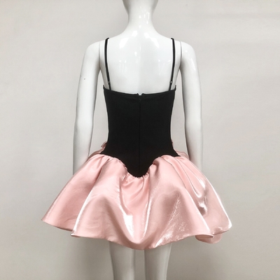 SB3339 Cute Boutique Women's Clothing Sexy Sleeveless Mini Birthday Party Dress Lovely Bubble Bandage Bodycon Dress