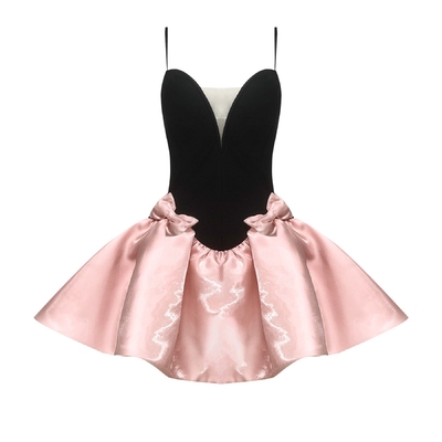 SB3339 Cute Boutique Women's Clothing Sexy Sleeveless Mini Birthday Party Dress Lovely Bubble Bandage Bodycon Dress