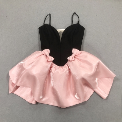 SB3339 Cute Boutique Women's Clothing Sexy Sleeveless Mini Birthday Party Dress Lovely Bubble Bandage Bodycon Dress