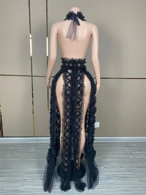 Guangdong's Summer Backless Party Dress for Advanced Performance of Elegant Women's Upscale Sophisticated Style