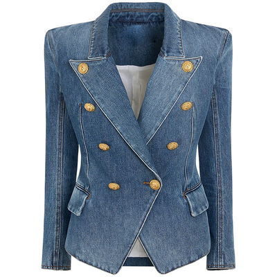 SR2331 Kimshein Denim Jacket and Skirt Set for Women's Party Outfit Two-Piece Twin Pack
