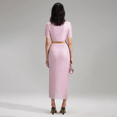 Kimshein SS2260 End Dress with Crystal Beaded Two-piece Set The Ultimate Summer Fashion Statement