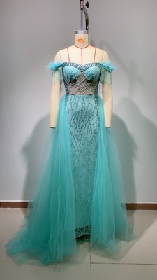 Logo Customized Craft Embossing Weaving Method Loom ED2674 Fashion Women's Dress for Party
