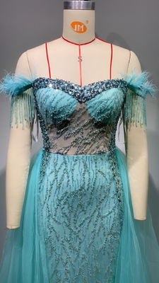 Logo Customized Craft Embossing Weaving Method Loom ED2674 Fashion Women's Dress for Party