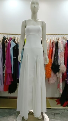 SB3307 Single Shoulder Solid Color Slim Bandage Dress for Birthday Party Summer Fashion Dress Made of Polyester Material