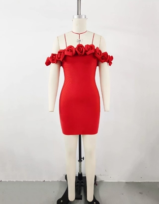 Kimshein Women's Fashion Flower Bandage Dress 7-Day Fast Sampling with Intelligent Tracking from Guangdong