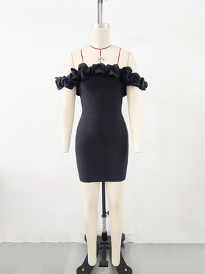 Kimshein Women's Fashion Flower Bandage Dress 7-Day Fast Sampling with Intelligent Tracking from Guangdong