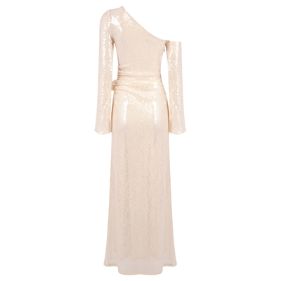 Full Sleeve LS2599 Kimshein Bodycon Dress for Women Customizable Logo Position End Fashion Sparkling Sequin Evening Gown