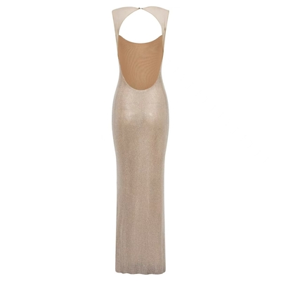 SB3322 Fashion Water Diamond Beaded Long Elegant Party Dress Backless Birthday Women's Sexy Evening Gown for Big Events
