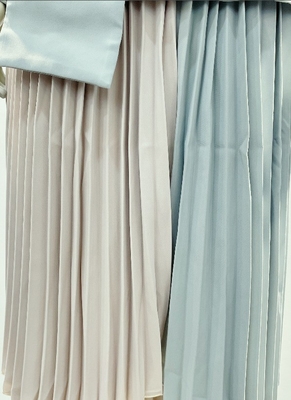 SR2302 Kimshein Fashion Spring/Summer Two-Piece Set Long-Sleeved Blouse and Pleated Skirt with Intelligent Tracking Support
