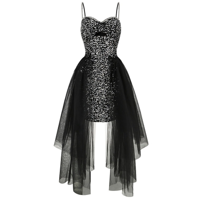 SS2247 Summer Two-Piece Women's Elegant Party Luxurious Sexy Sequin Rhinestone Mesh Dress DHL/Fedex/UPS/EMS Shipping 3-7 Days