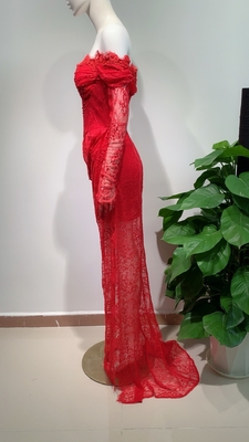 Eco-friendly ED2648 Sexy 2024 Party Dress with Gloves for Women's Fashion and Special Occasions Other Printing Methods