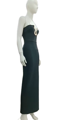 Kimsheinfashion SB3306 Summer Cocktail Party Elegant Bandage Dress Strapless Sexy Dress for Your Sophisticated Look