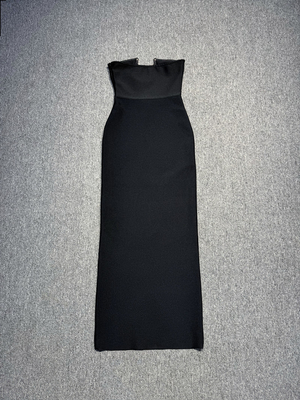 Kimsheinfashion SB3306 Summer Cocktail Party Elegant Bandage Dress Strapless Sexy Dress for Your Sophisticated Look