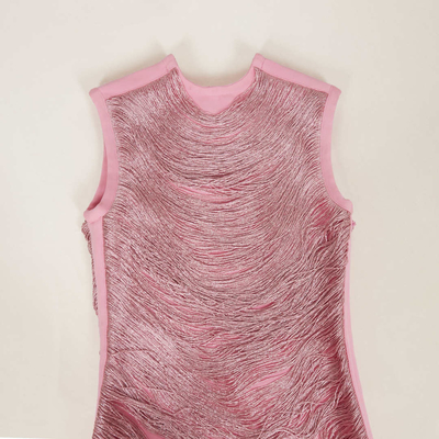 SB3292 Pink Tassel Bandage Dress for Elegant and Environmentally Friendly Dance Party Dress