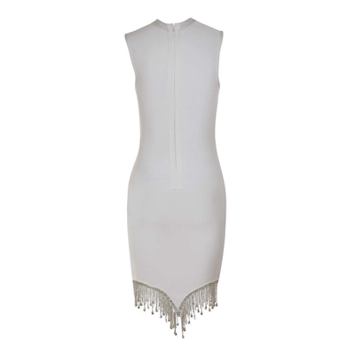 Water Diamond Elements and Short Skirt on SB3291 Sleeveless Cocktail Dress for Summer