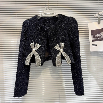 SR2279 Kimshein Chic Women's Crystal Two-Piece Dress Set for the Seasons of Autumn Spring and Summer