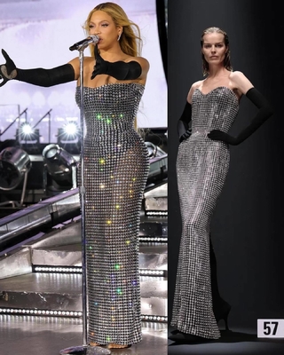 ED2656 Summer Season Customized Design Elegant Women's Off-Shoulder Evening Dress with Sequins and Illusion Element