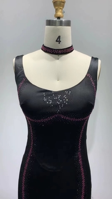 Single Shoulder Strap Bandage Dress Elegant and Sexy SB3275 Street Lady Water Diamond Dress with Gloves