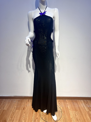 SB3119 Mesh Perspective Vacation Elegant Casual Mermaid Beach Dress with No Sleeves and Customizable Logo Placement