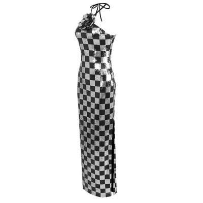 s Finest SB3305 Women's Party Dress Luxurious Cut and Sparkling Sequin Fabric for a Sophisticated Look