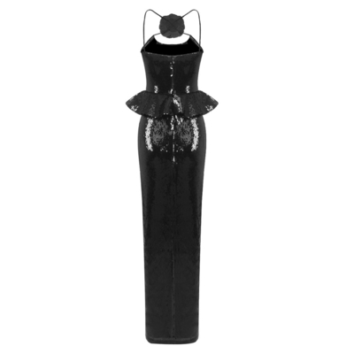 SB3304 Kimshein Luxurious Dress for Women 7 Days Fast Sampling Elegant Sequin Dress Casual 3D Flower Dress 600