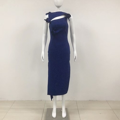 Kimshein Fashion Women's Sexy Club Party Dress Sleeveless Beaded Bandage Dress with Beaded Details Bandage Fabric
