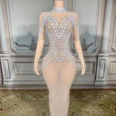 100 AD1826 Long Sleeve Evening Dress A Must-Have for Your Modern and Sophisticated Dance Wardrobe