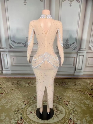 100 AD1826 Long Sleeve Evening Dress A Must-Have for Your Modern and Sophisticated Dance Wardrobe